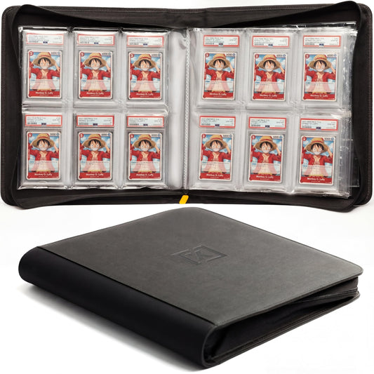 HOMEXPRO X PRO Graded Card Binder holds 60 slabs for organized storage.