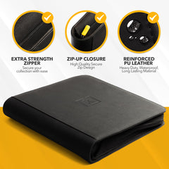 X PRO top-loading design keeps slabs secure during browsing.