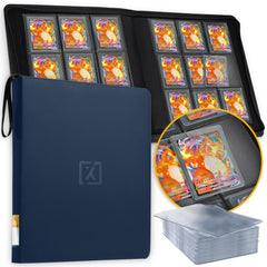 HOMEXPRO X PRO Toploader Binder front view highlighting 252-card capacity