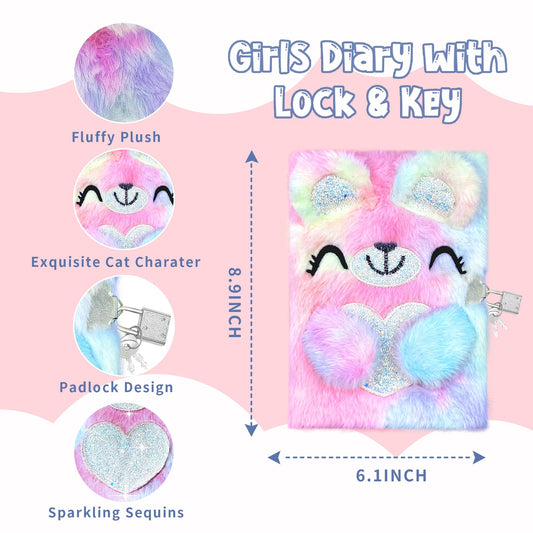 Homicozy Bear Diary lock and keys keeping secrets safe during school and travel.