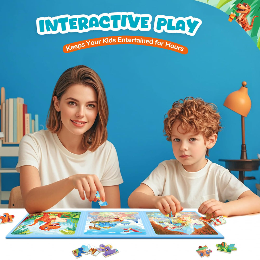 Homicozy magnetic puzzle pieces stay securely in place