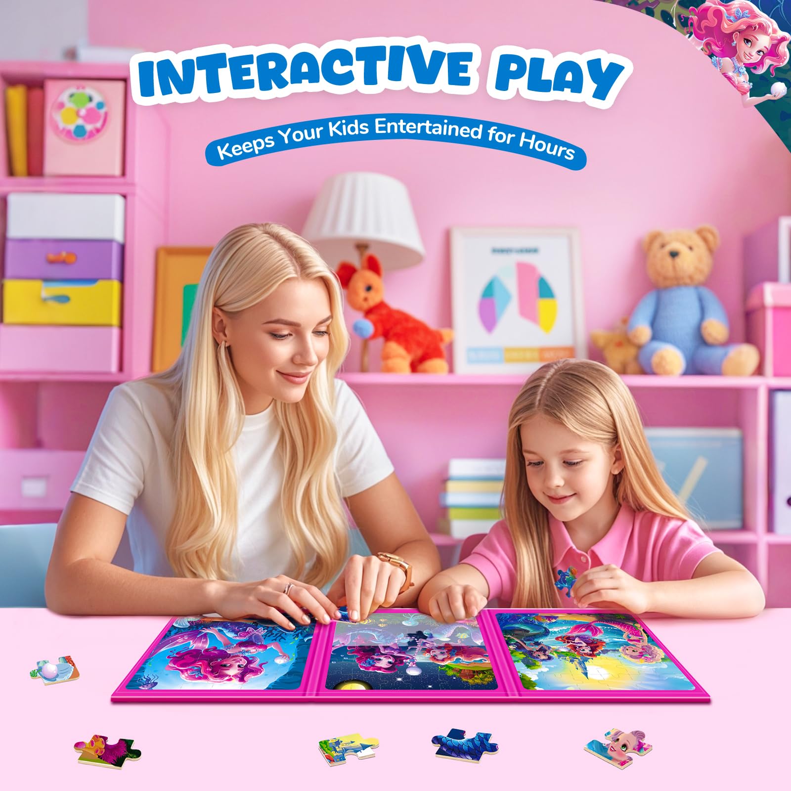 Homicozy magnetic puzzle travel activity keeps kids engaged during trips.