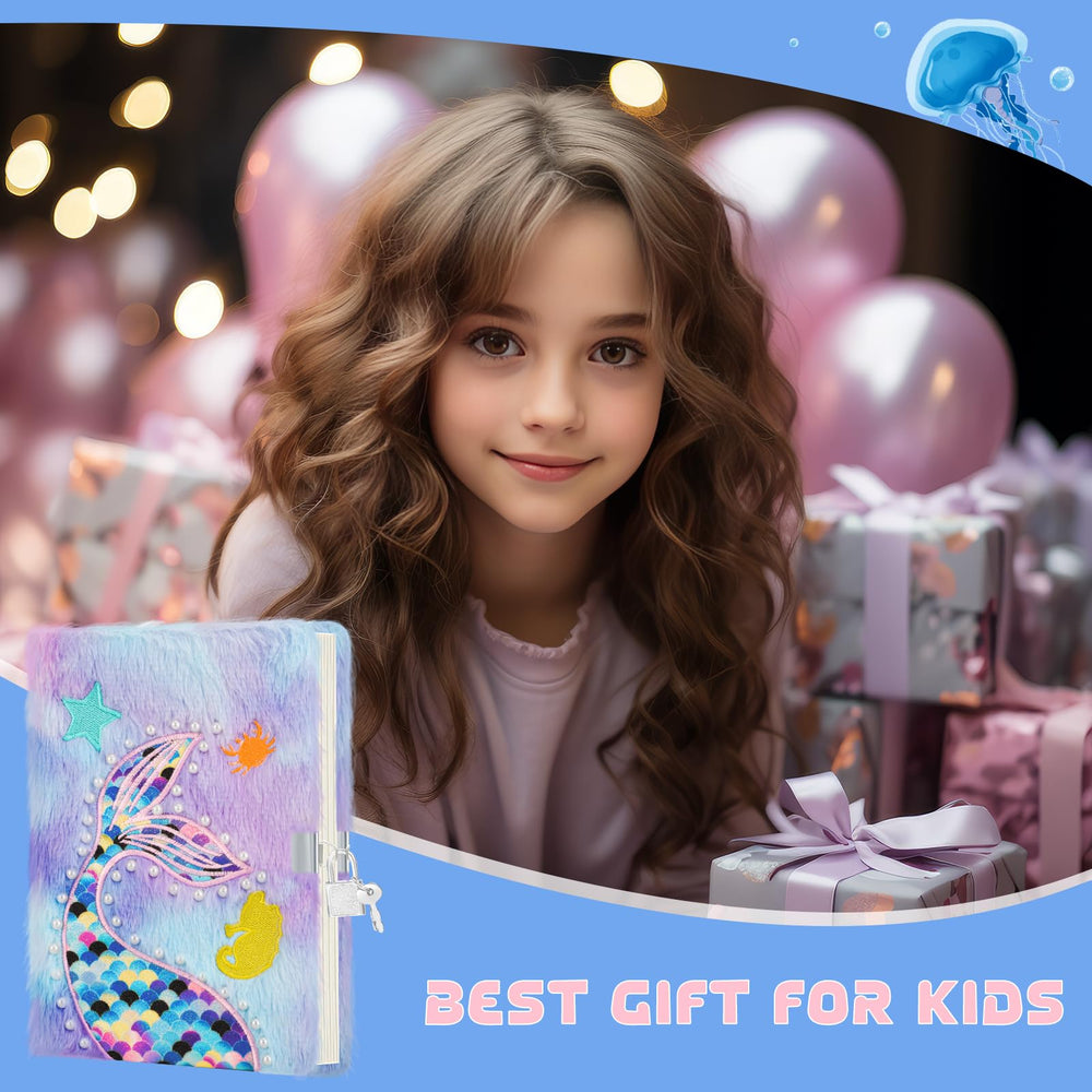 homicozy Mermaid Diary gift-ready set for birthdays and holidays