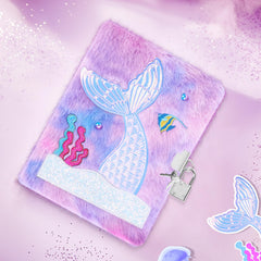 Homicozy Mermaid Diary plush texture and embroidery feel magical.