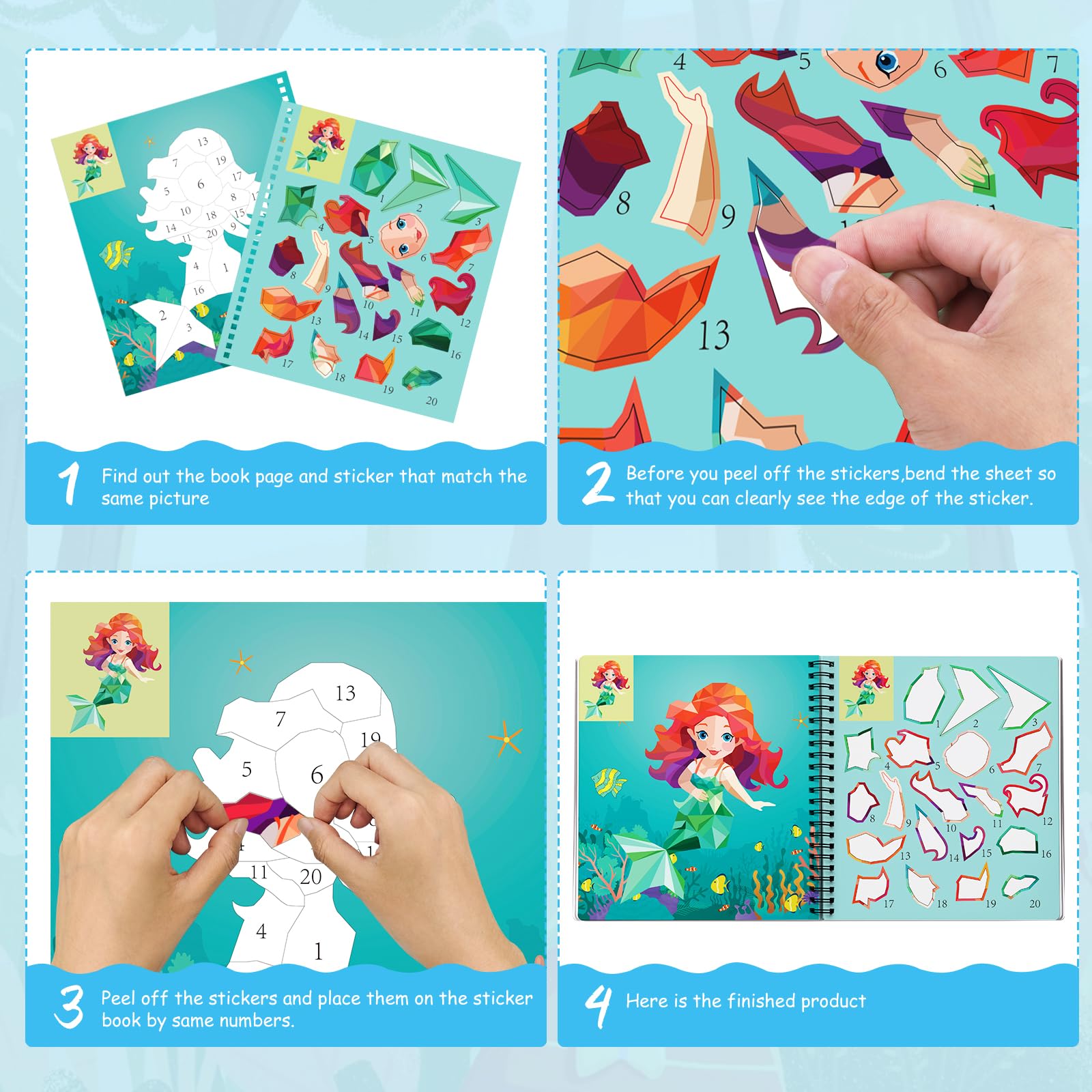 Homicozy reusable stickers allow easy corrections.