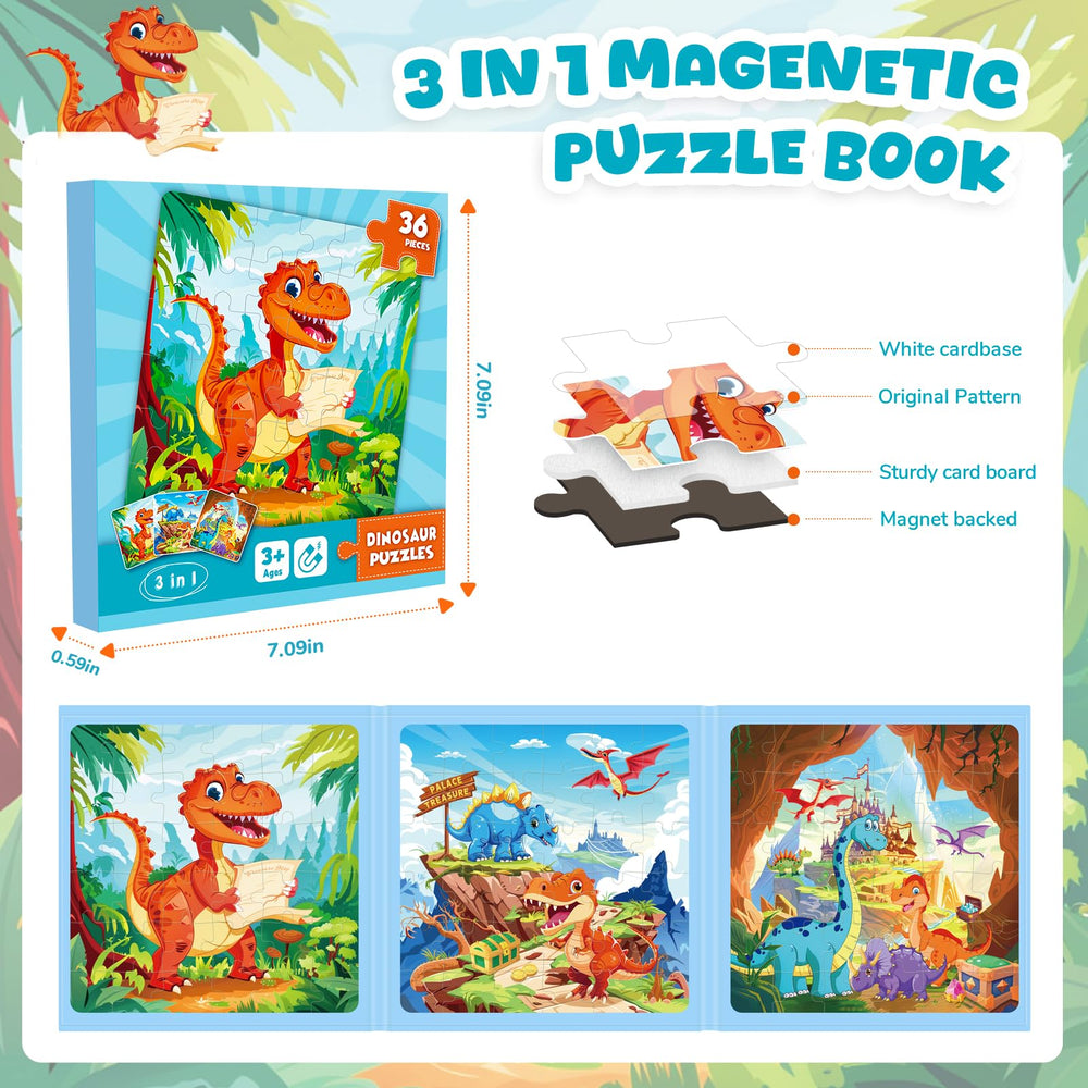 Homicozy travel-friendly magnets puzzle set stays intact during trips
