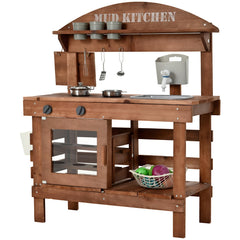 Homman mud kitchen kids stove top for imaginative outdoor play