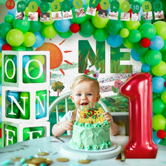 Homond Green Caterpillar monthly photo banner helps capture memories