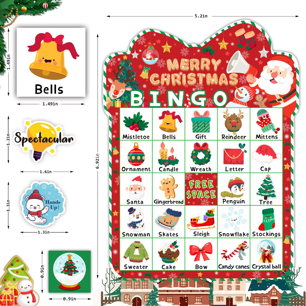HomSeon Christmas Bingo calling cards enable smooth, engaging rounds.