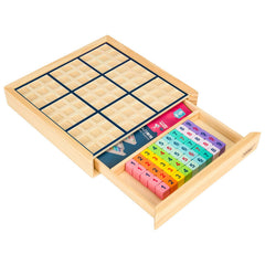 HOMSV & SV wooden sudoku colorful pieces entice kids to start a puzzle