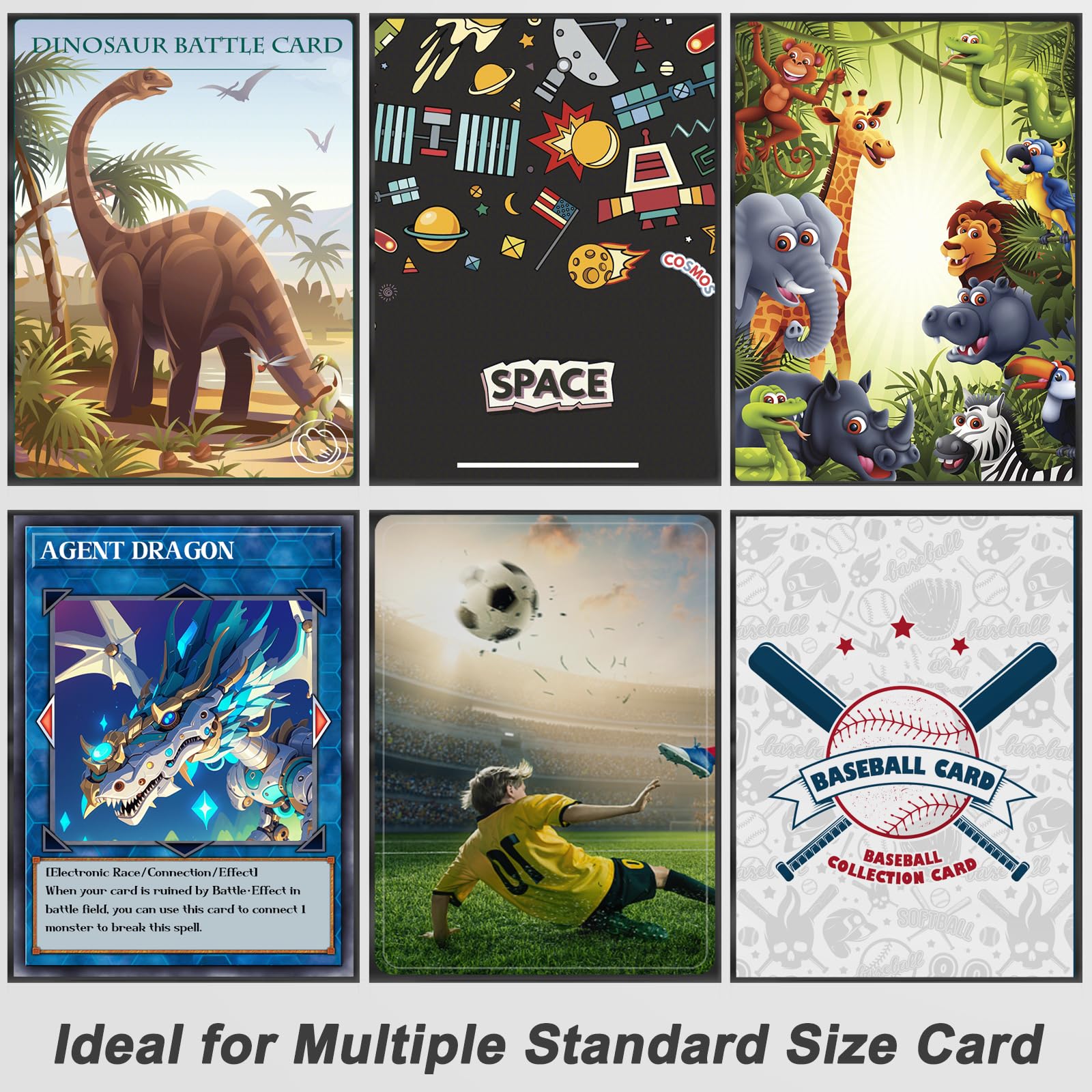 Homthy sleeves offer an organized home for card collections.