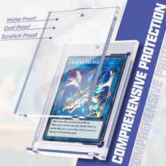 Homthy non-PVC materials with UV blockers protect card clarity from fading.