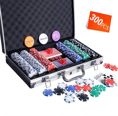 Homwom aluminum case interior with velour lining protects chips and accessories