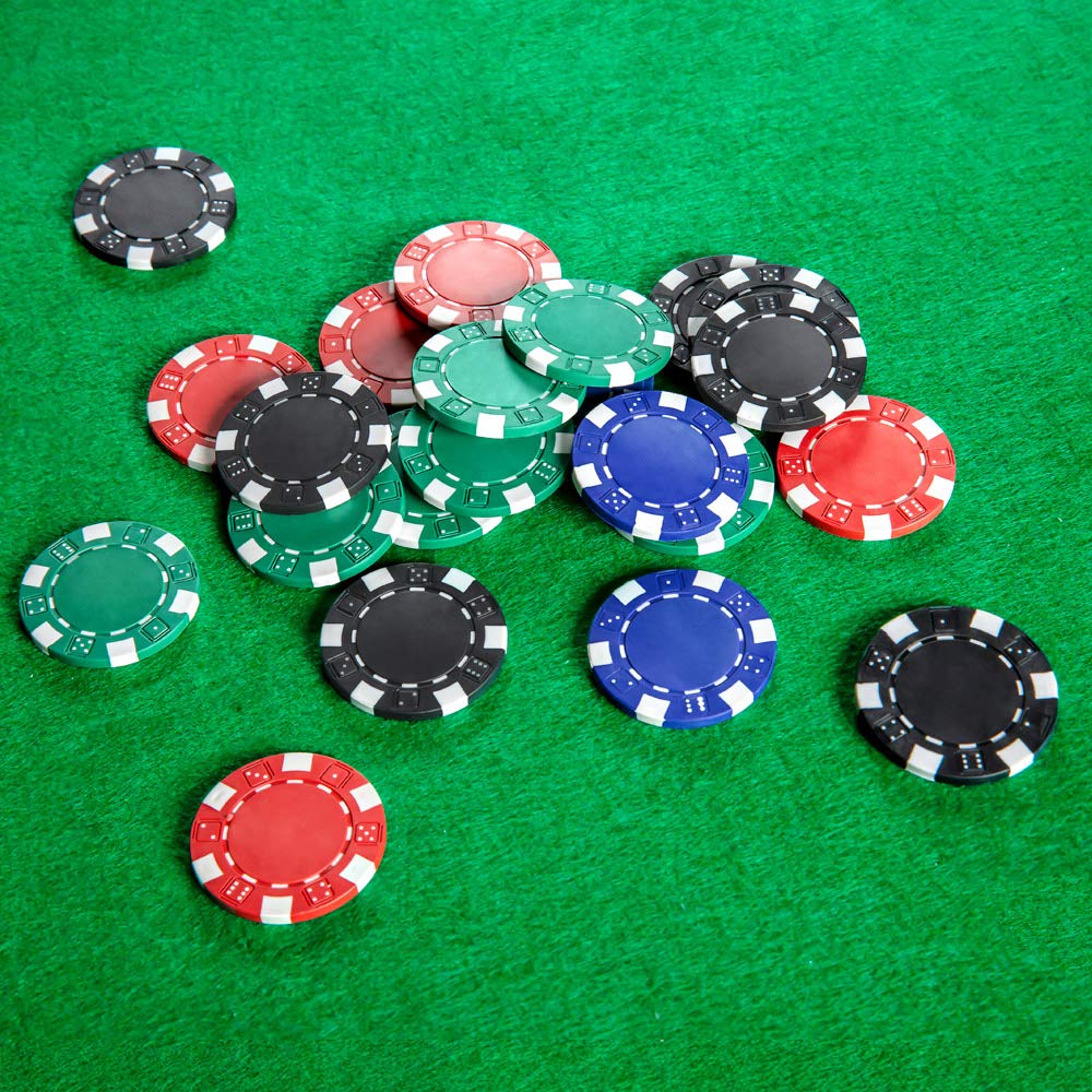 Homwom Texas Holdem table setup ready for home tournaments