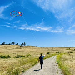 Honbo delta kite fabric made of ripstop polyester resists water and fading.