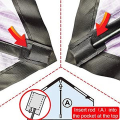 Honbo delta kite storage bag keeps parts organized after beach time.