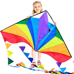 Honbo large delta kite on the beach for family fun and easy handling.
