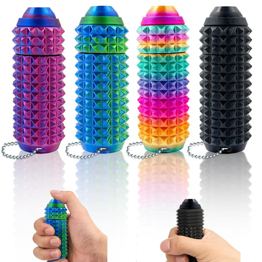 HONBQYCC Little Pain Ouchies roller with spikes for focused fidgeting.