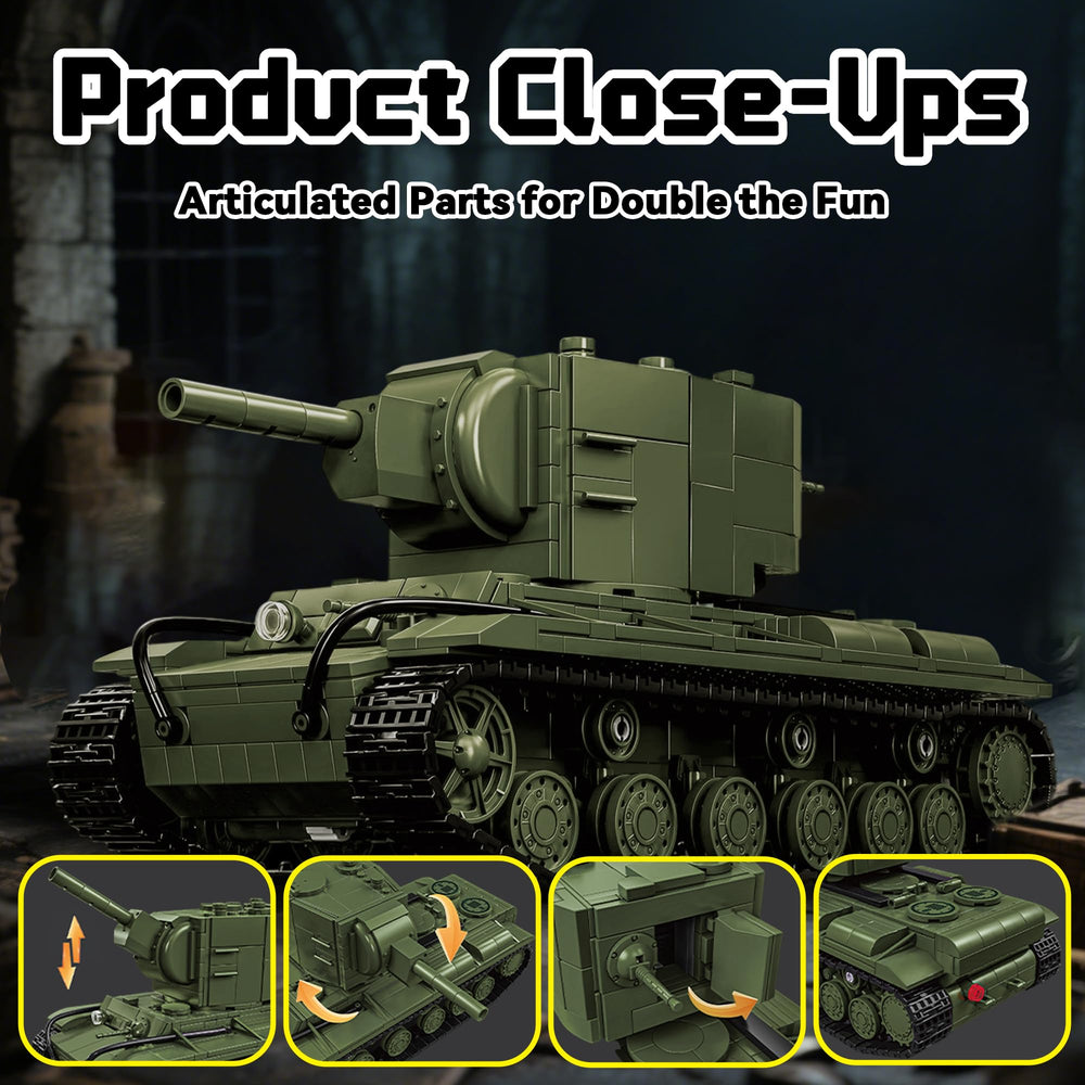 Honchoes KV-2 openable hatch reveals accessible interior details.