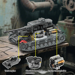honchoes Panzer IV tanks 1-28 scale model emphasizes authentic detailing