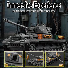honchoes Panzer IV tanks ABS bricks feel sturdy and durable