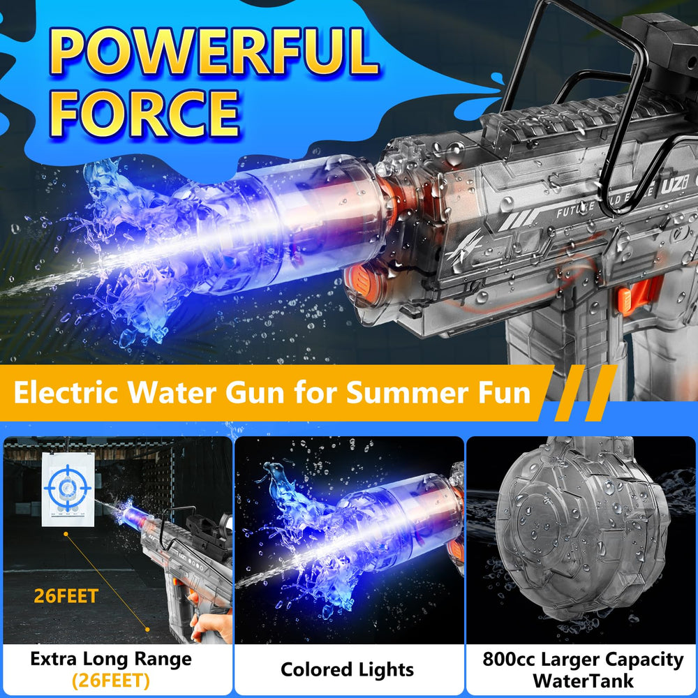 Honeasort water gun long-range 40ft for exciting battles.
