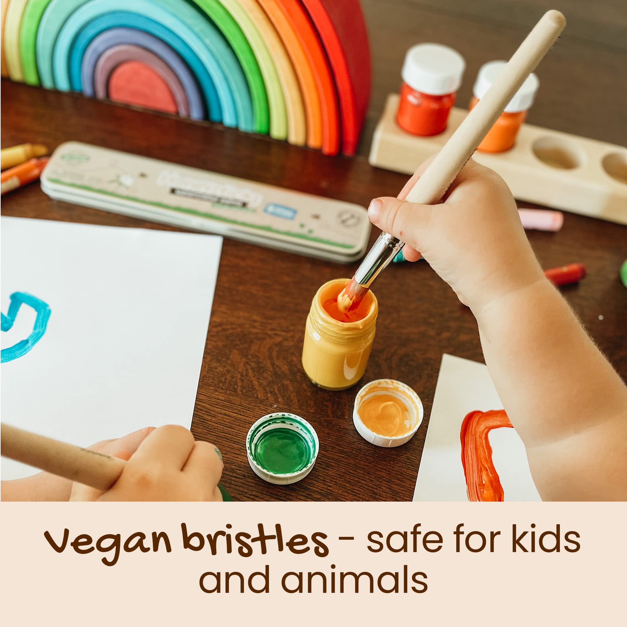 Eco-friendly Honeysticks packaging is plastic-free and recyclable for sustainable art kits