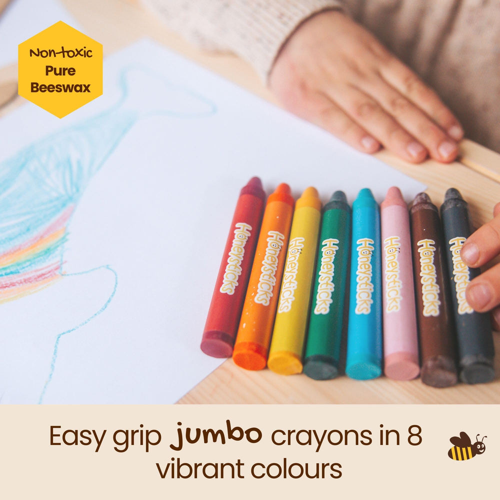 Honeysticks colorful crayons inspire expressive doodling and color exploration