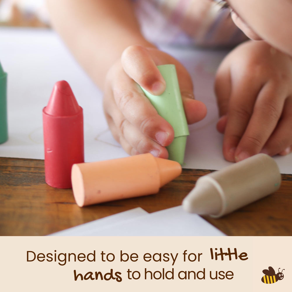 Honeysticks natural beeswax scent emphasizes pure, chemical-free art time