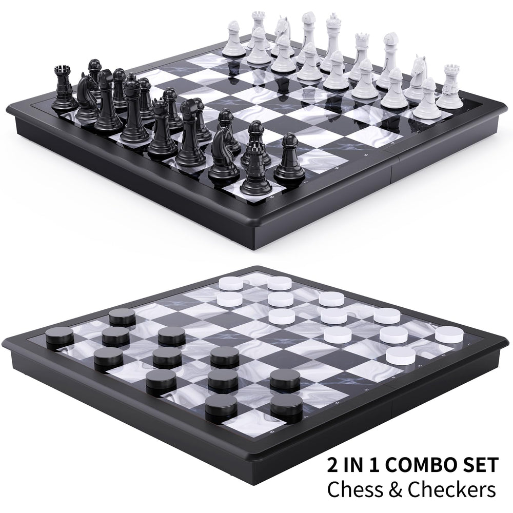 Hongtuo 2-in-1 set with magnetic pieces stays in place during move-intensive play.