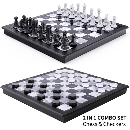Hongtuo 2-in-1 set with magnetic pieces stays in place during move-intensive play.