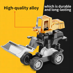 HONGTUO alloy mini road roller promotes sensory exploration in pretend paving.