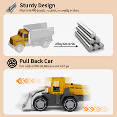 Hongtuo Play Construction Sand Kit figures and road signs spark imaginative play.
