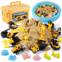 Hongtuo Play Construction Sand Kit sand section for tactile sensory play indoors.