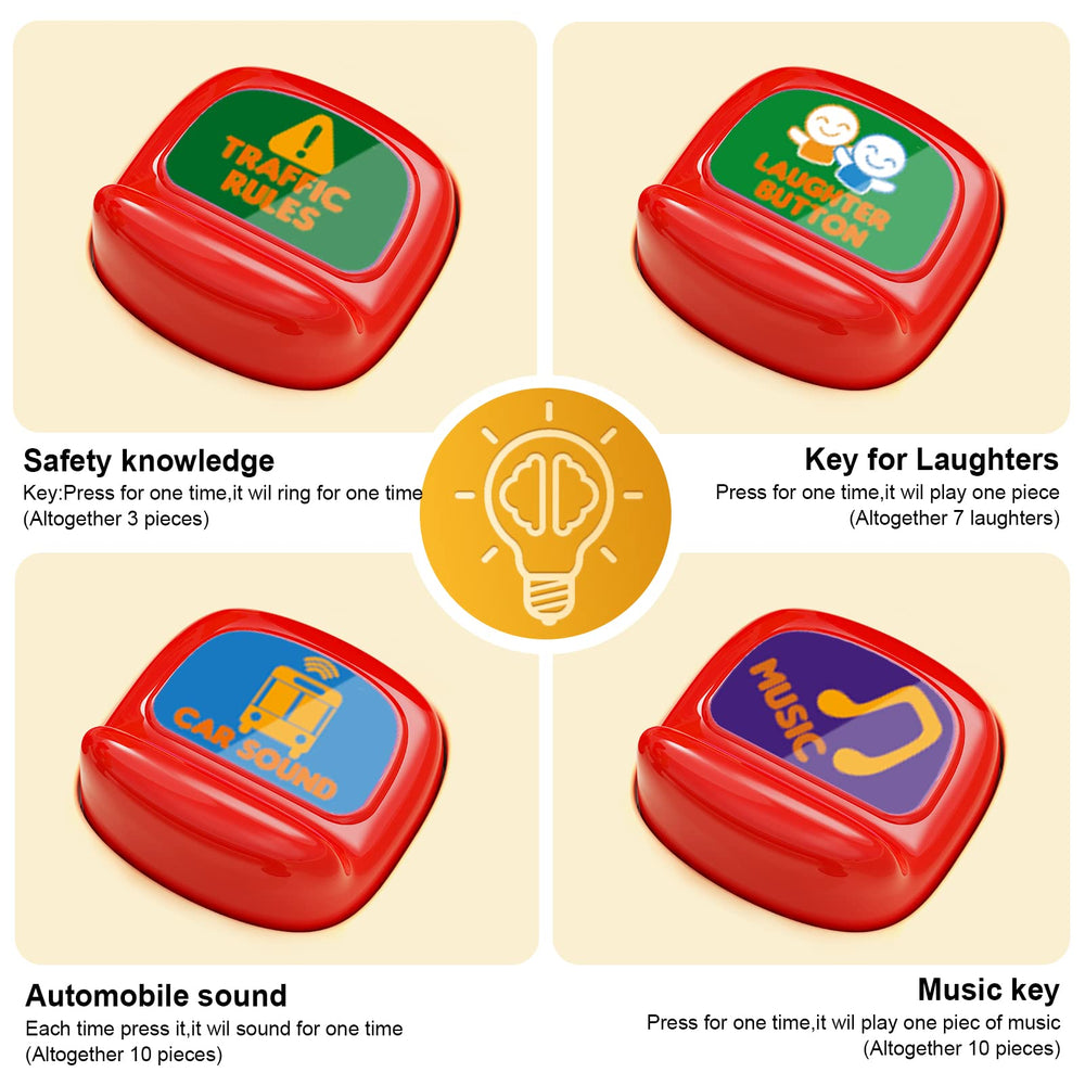 HONGTUO music and lights teach concepts through melodies and greetings.