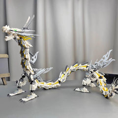 HONLANCH Dragon Series White Mechanical Hurricane Dragon 1485 pieces ensure substantial build experience