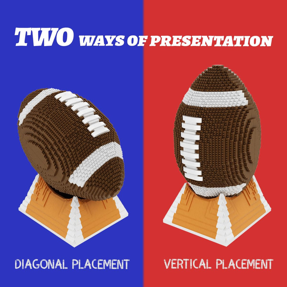 HONLANCH Football base image demonstrates vertical or diagonal placement for versatile display