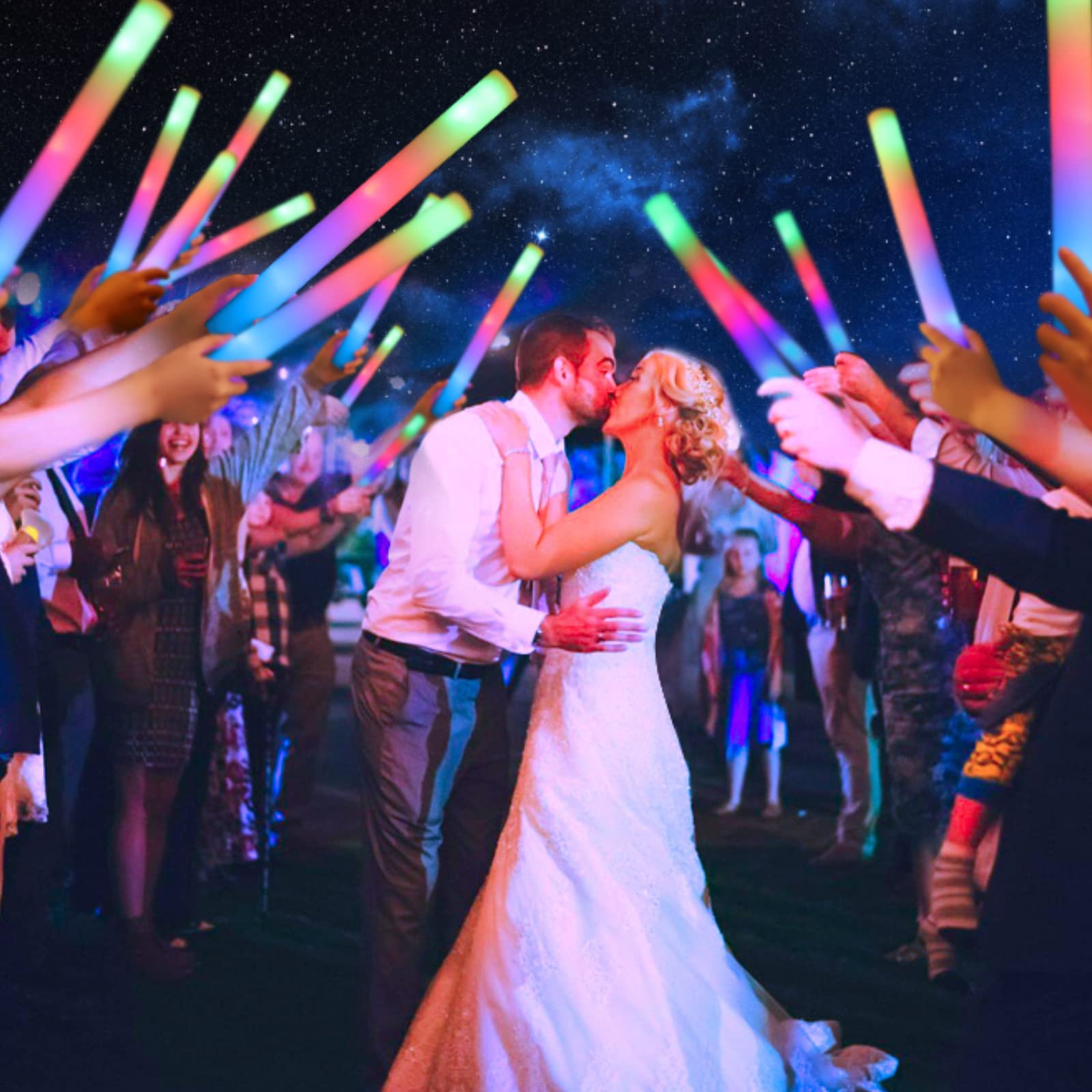 HONLYNE glow sticks ready for Christmas, weddings, and celebrations.