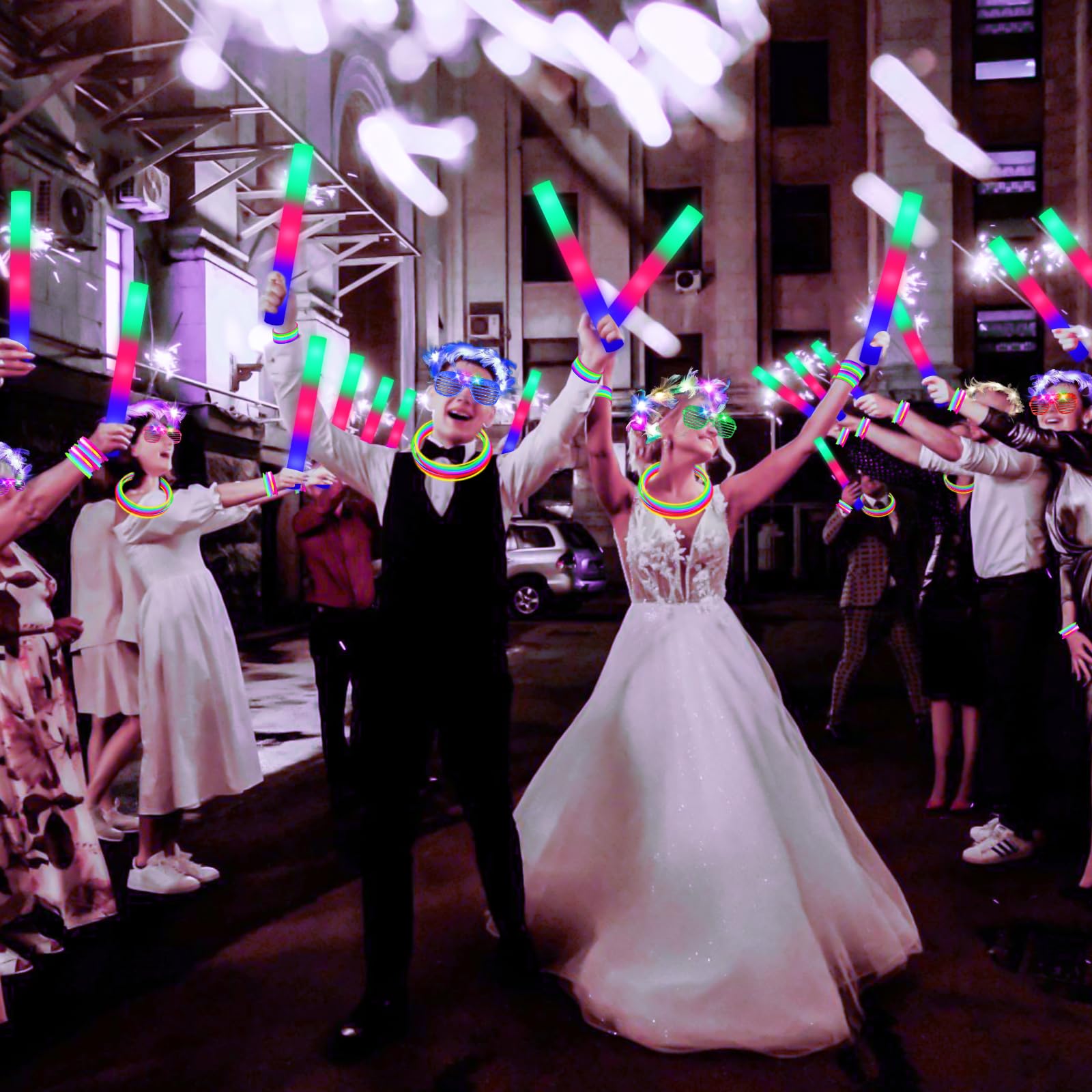 HONLYNE glow party kit enhances any celebration with safe, durable materials.