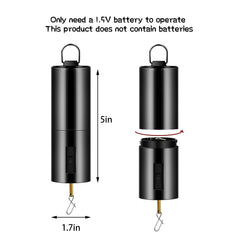 Honoson battery-operated wind-spinner motor powers rotation without wind.