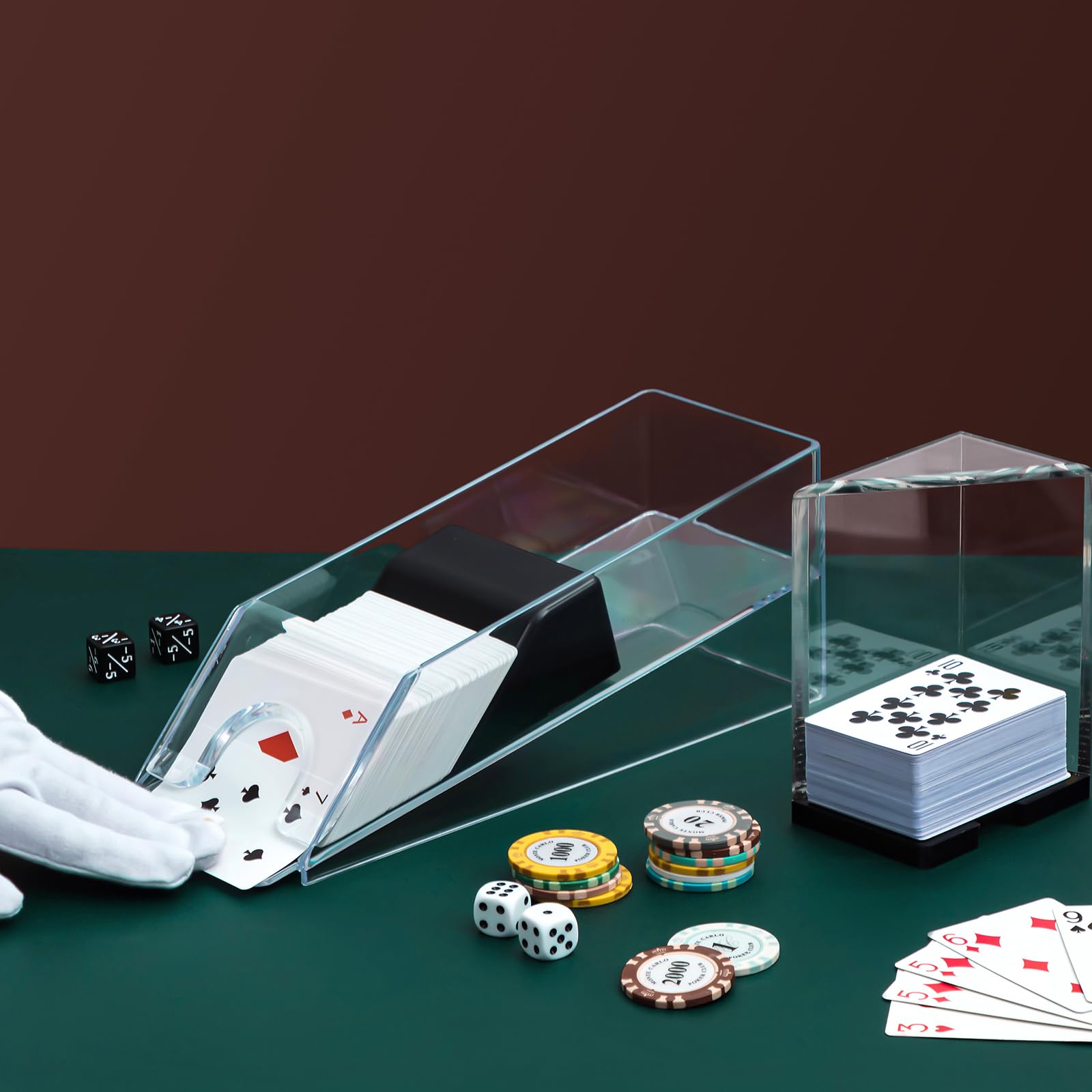 Honoson clear acrylic surface showcasing durable, smooth handling