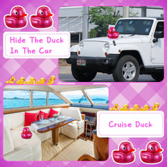 Honoson glitter rubber duck perfect for poolside and beach fun