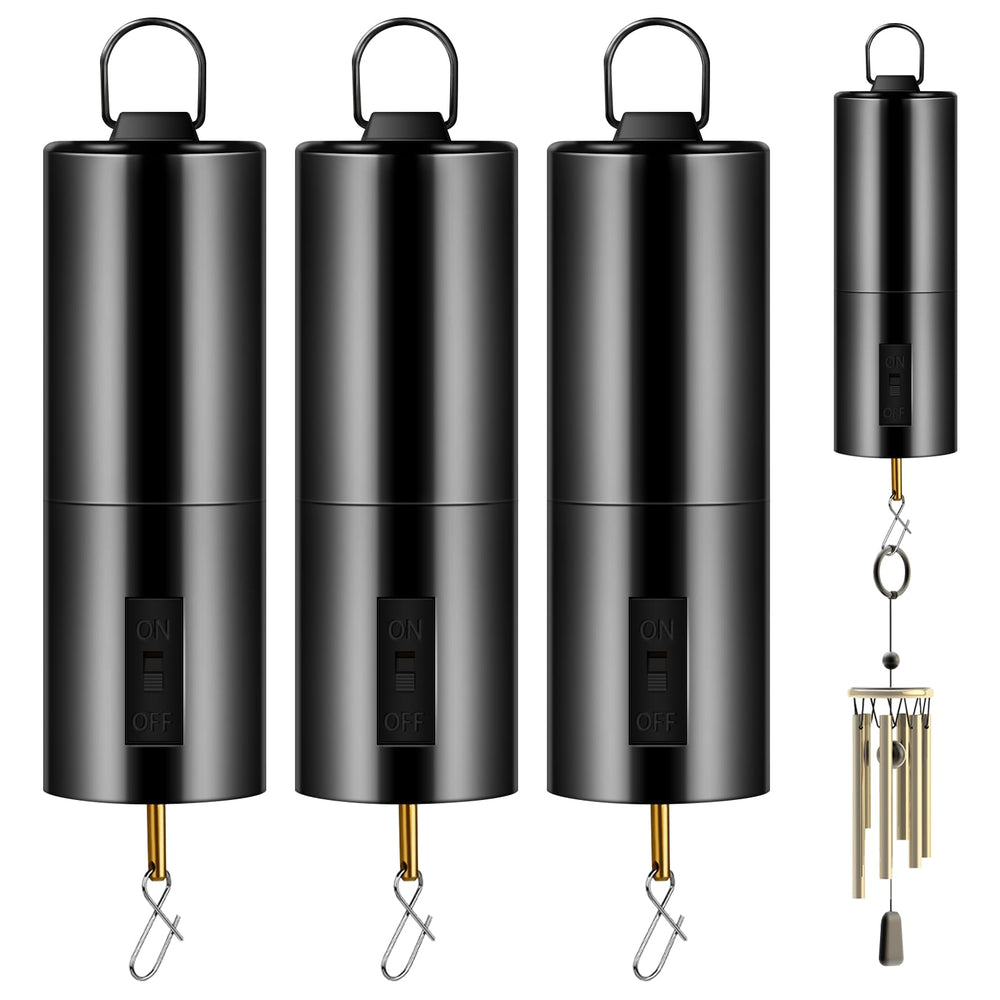 Honoson wind-spinner motor hanging black finish for durable outdoor decor.