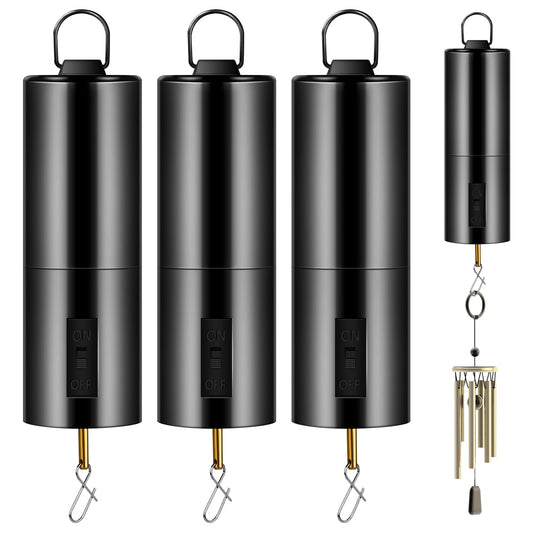 Honoson wind-spinner motor hanging black finish for durable outdoor decor.