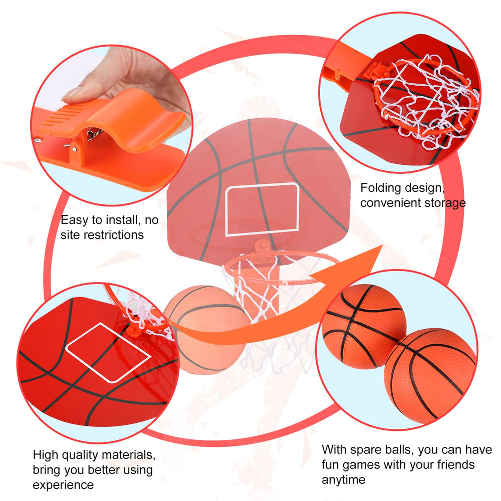 Honoson inflatable 8 cm basketballs ready for light, safe play.
