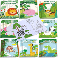 Honoson jungle mini coloring book koala page for creative color play