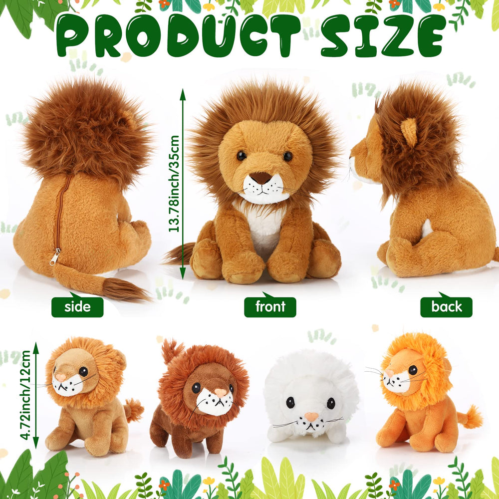 Honoson lion plush figure 2, cute pose for gifting and storytelling.