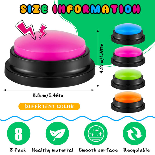 Honoson red buzzer presents a bright cue for fast-paced quiz competitions and student engagement.