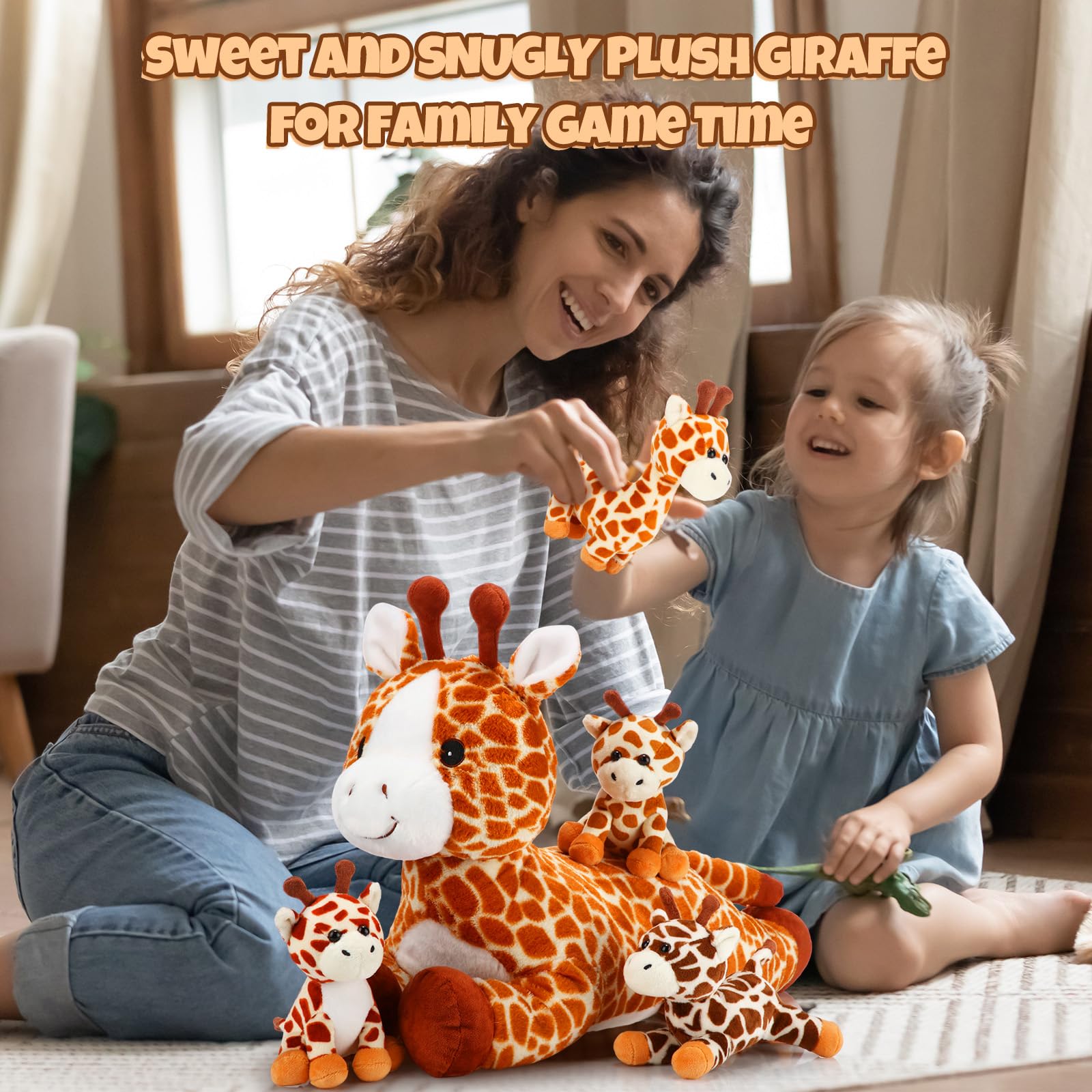 Honoson gift-ready giraffe set for birthdays or holidays
