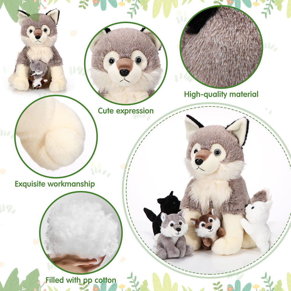 Honoson belly-opening design revealing cubs for interactive fun